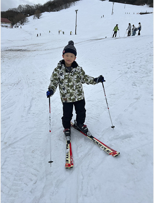 スキーデビュー