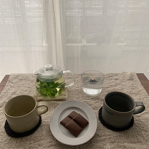 雨の日のtea time