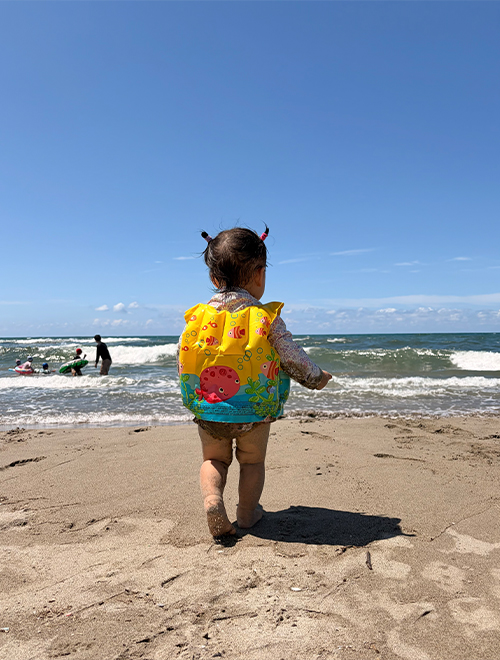 初めての海の色